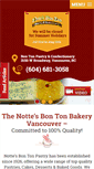 Mobile Screenshot of nottesbontonpastry.com